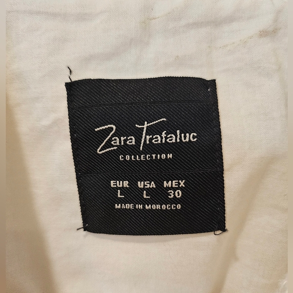 Zara White Blazer size L - Picture 3 of 9